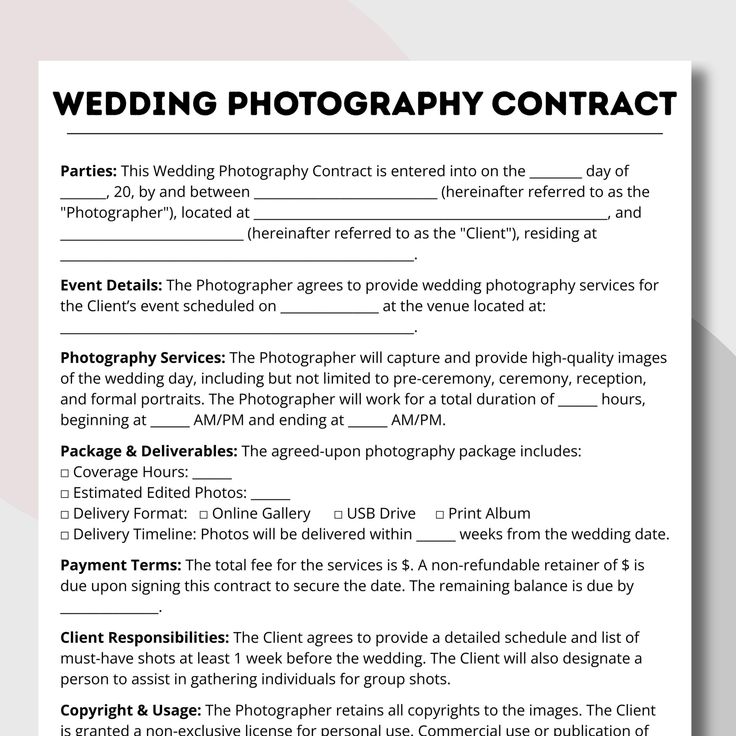 Professional wedding photographer explaining package details to clients