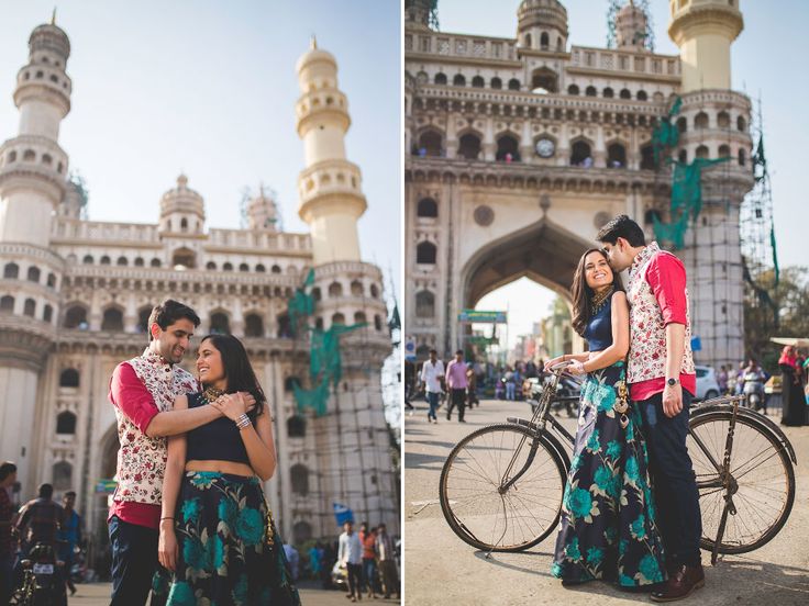 Charminar, Hyderabad, pre-wedding couple shoot  of real wedding  couple stories